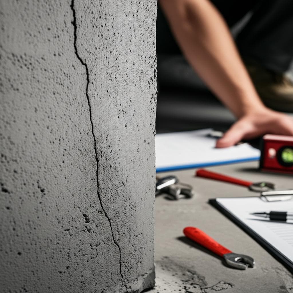 Featured image for Foundation Cracks Under 1/4 Inch: DIY vs $15K Pro Fix