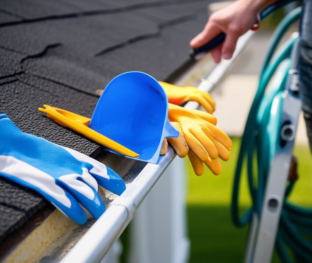 Featured image for DIY Gutter Cleaning Cuts Costs 70% This Spring