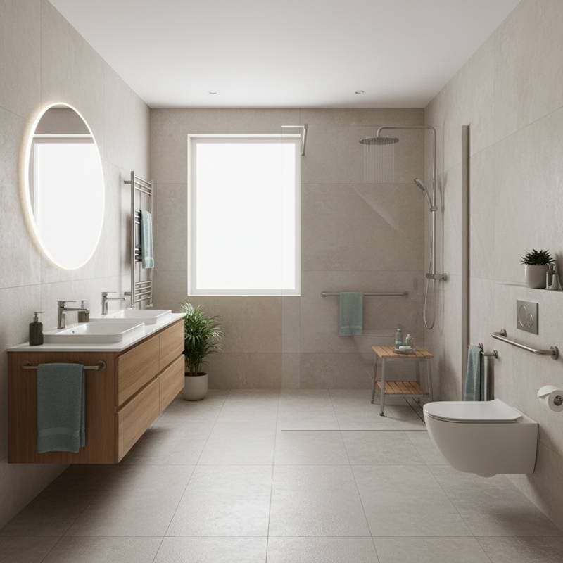 Featured image for Universal Design Baths Boost Resale and Function