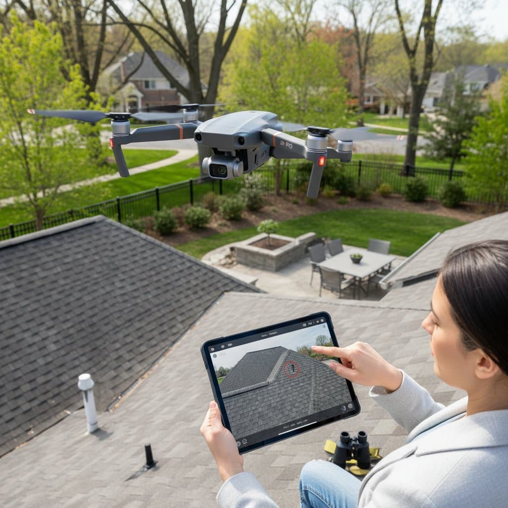 Featured image for Inspect Your Roof in 5 Minutes Using a Drone This Spring