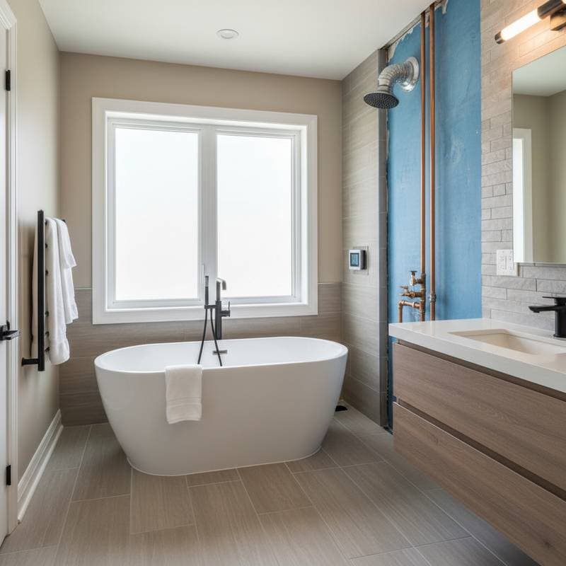 Featured image for Bathroom Remodel Costs: Systems vs Surface Upgrades