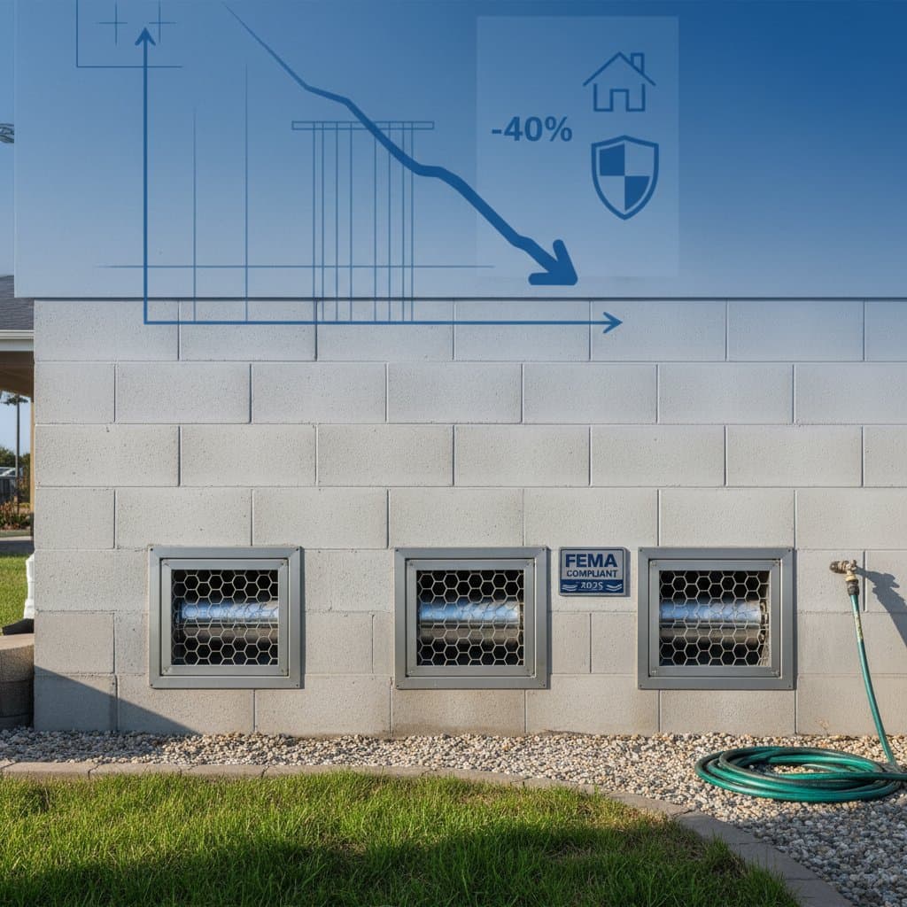 Featured image for Flood Vents Cut Insurance Premiums by 40% in 2025