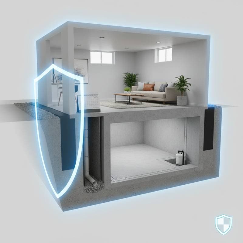 Featured image for Waterproofing Stops $10K Foundation Damage Early