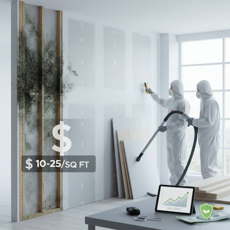 Featured image for Mold Costs $10-25 Per Square Foot in 2025