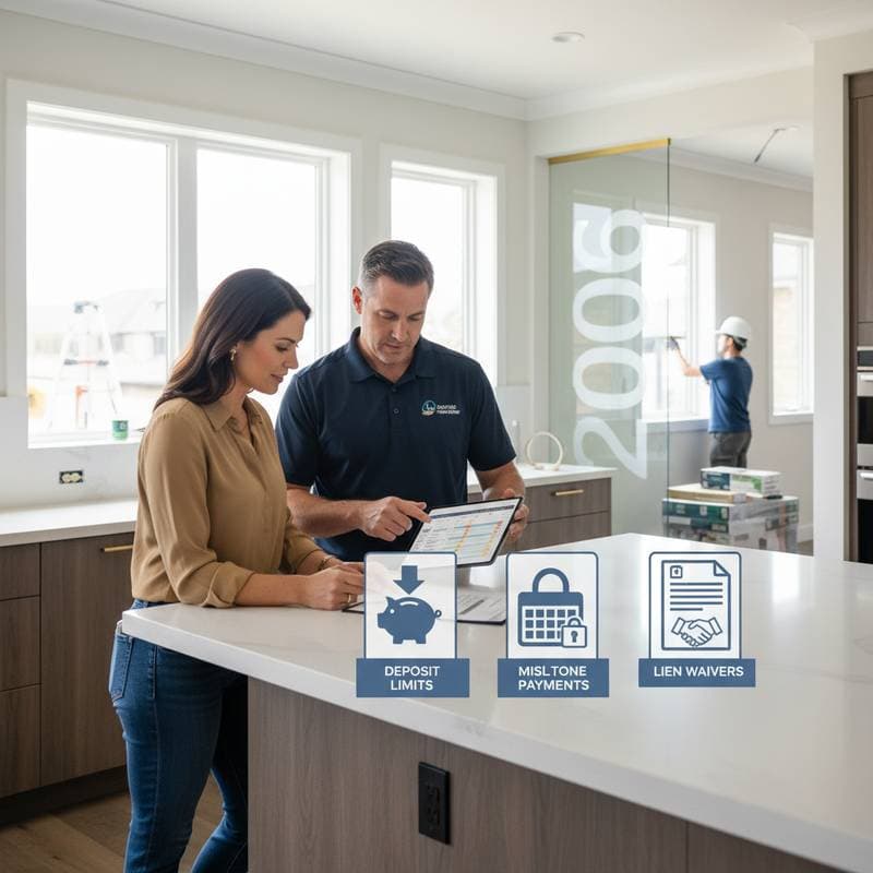 Featured image for New Laws Limit Contractor Deposits Before Work Begins