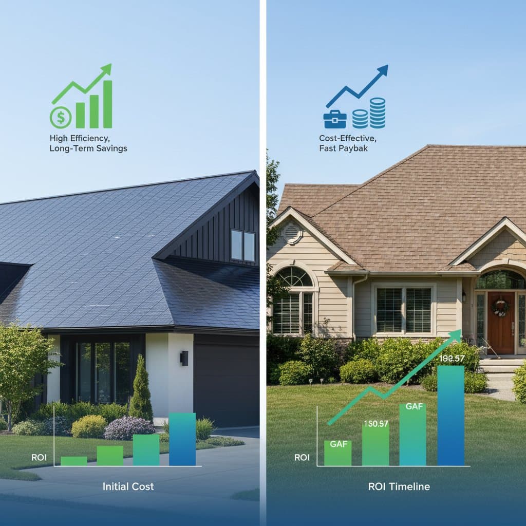 Featured image for Tesla vs GAF Solar Shingles: ROI Breakdown 2026