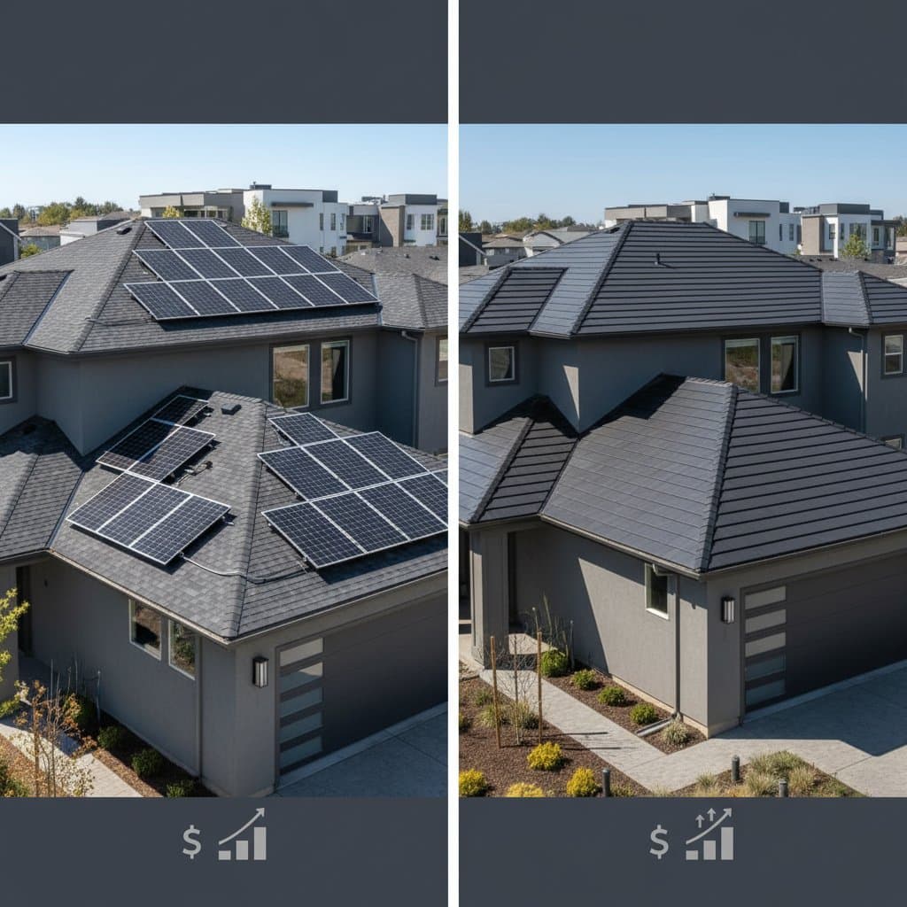 Featured image for Solar Panels Still Beat Shingles on Price in 2026