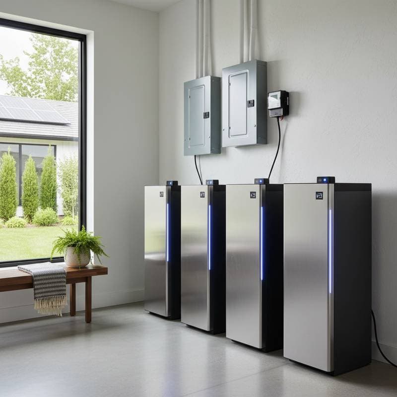 Featured image for Battery Backup Systems Keep Homes Running During Outages