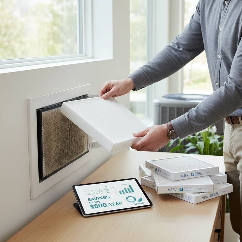 Featured image for Filter Swap Before Spring Saves $800 Yearly