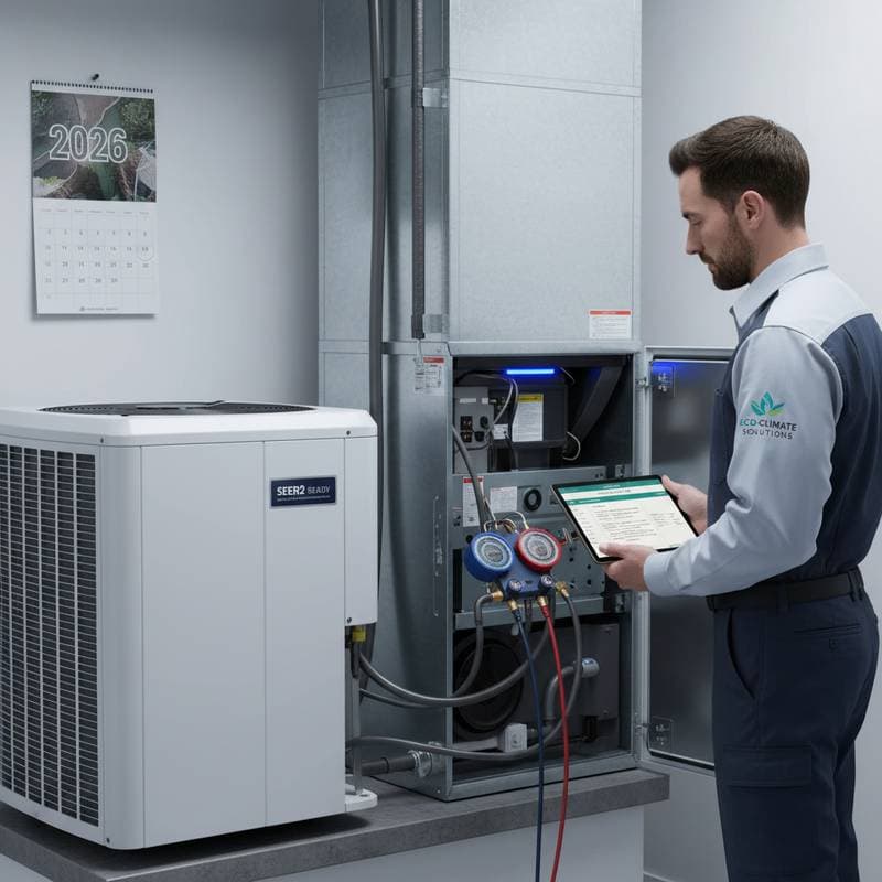 Featured image for Spring HVAC Tune-Up Before 2026 Refrigerant Rules