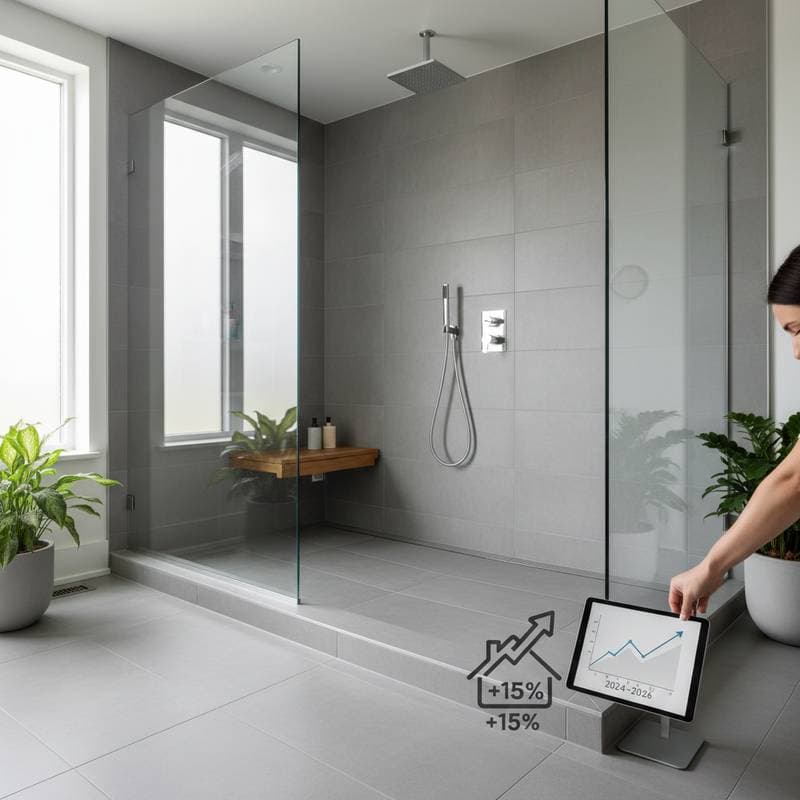 Featured image for Curbless Showers Add Value Through 2026