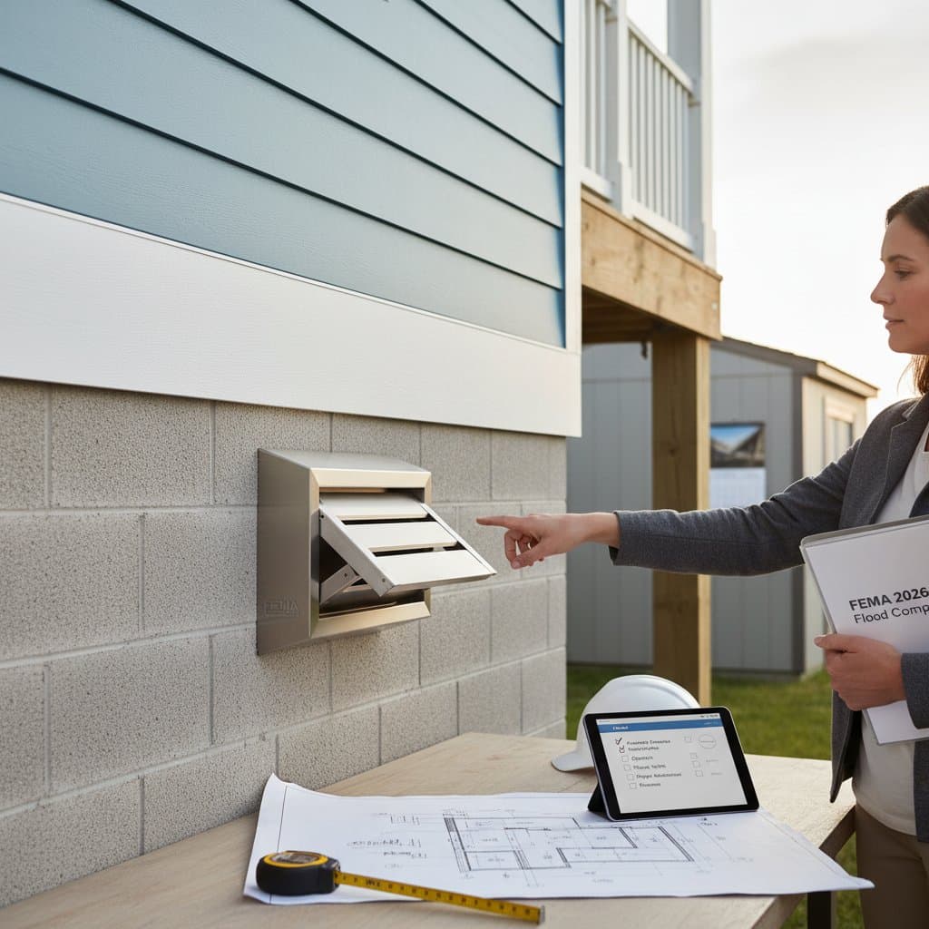 Featured image for FEMA Flood Vents Now Mandatory for Wet-Proofing Compliance