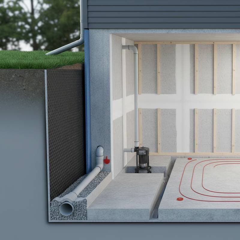 Featured image for Basement Waterproofing Costs: Multi-Layer Defense Systems