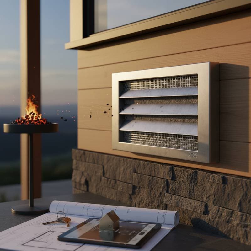 Featured image for Ember-Resistant Vents Stop Wildfire Before It Starts