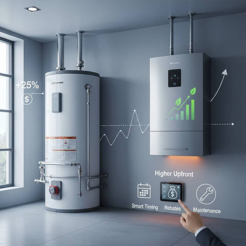 Featured image for Tank Water Heaters Cost 25% More Than 2024