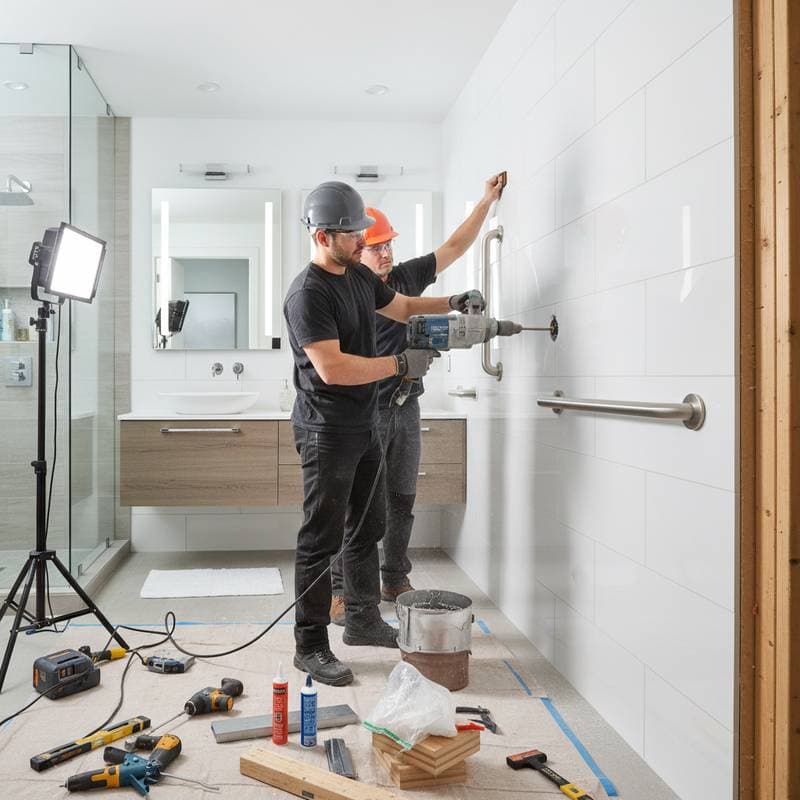 Featured image for Hidden Costs Behind Bathroom Grab Bar Installation