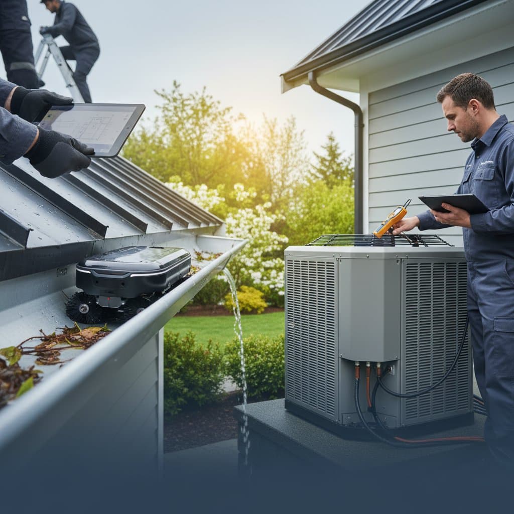 Featured image for Spring Checks That Prevent Costly HVAC and Roof Repairs