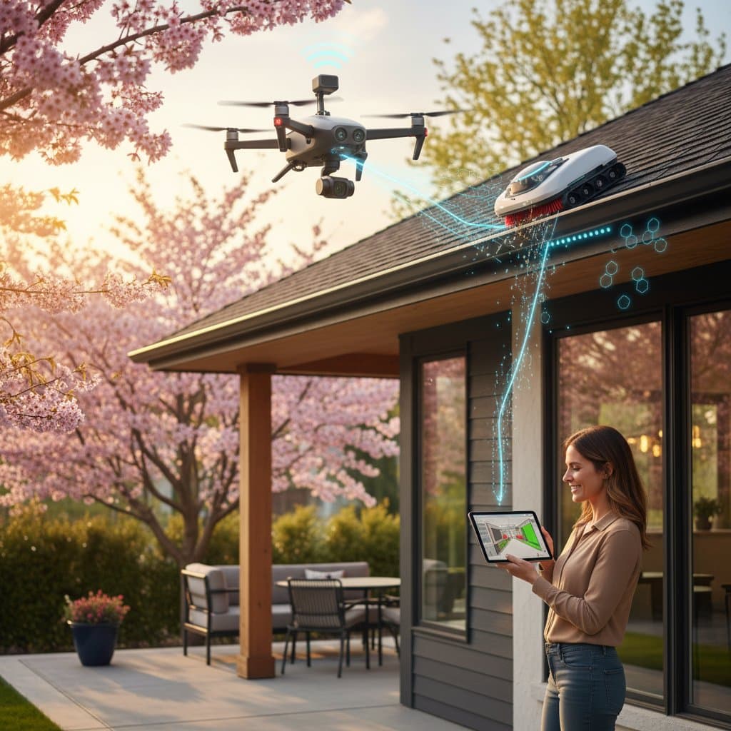 Featured image for AI-Powered Gutter Systems Replace Ladder Cleaning in 2026