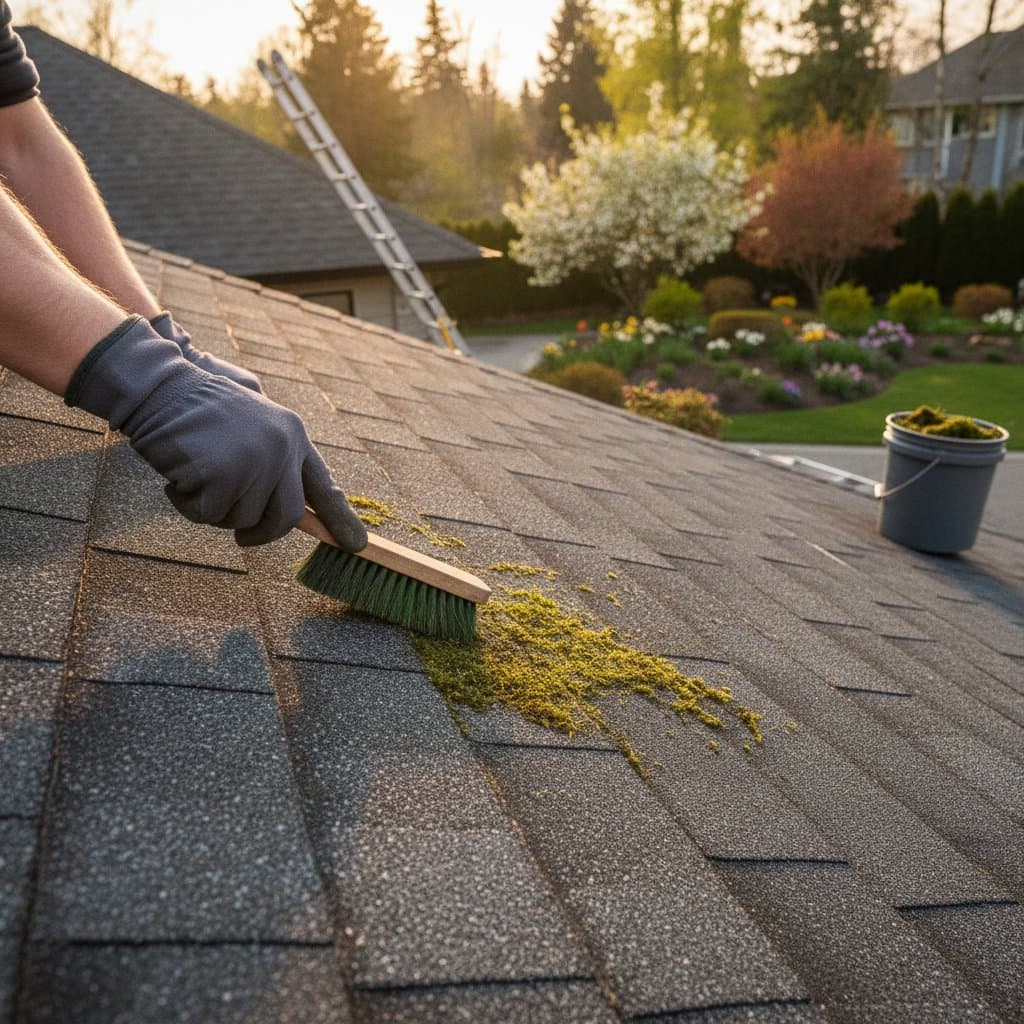 Featured image for Spring Moss Removal Saves Thousands in Roof Repairs