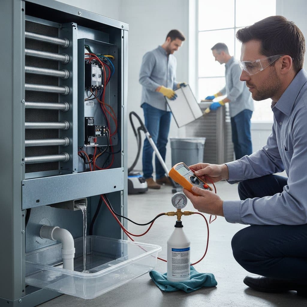 Featured image for Spring HVAC Tune-Up Prevents Costly AC Failures